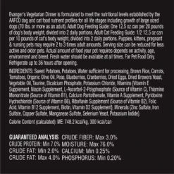 Evanger's Low Fat Vegetarian Dinner Canned Dog & Cat Food 10 Evanger's Low Fat Vegetarian Dinner Canned Dog & Cat Food -Blue Buffalos Shop 59999 PT2. AC SS1800 V1693941109