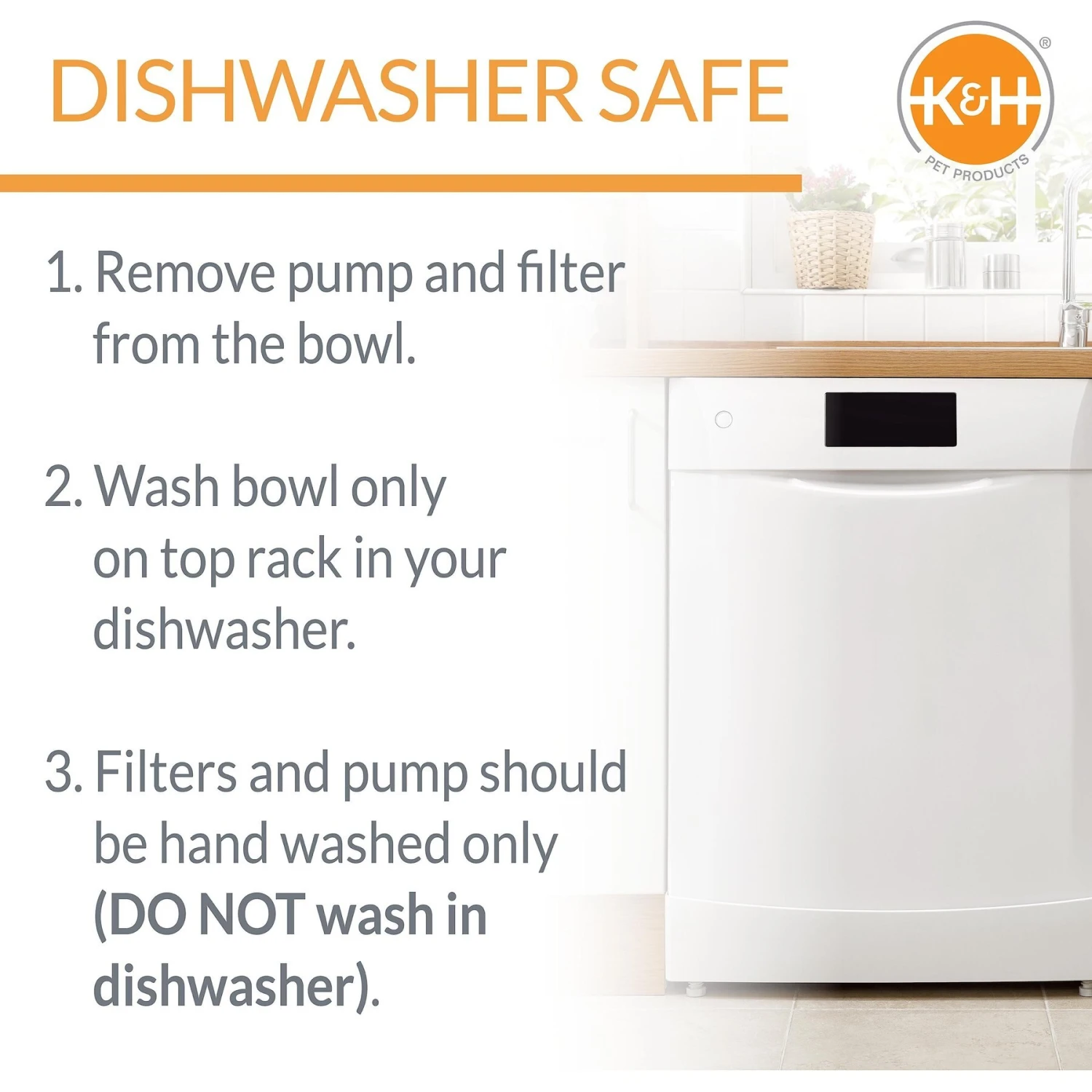 K&H Pet Products CleanFlow Filtered Water Dog Bowl, Small, 80-oz Bowl + 90-oz Reservoir 7 K&H Pet Products CleanFlow Filtered Water Dog Bowl, Small, 80-oz Bowl + 90-oz Reservoir - Image 5