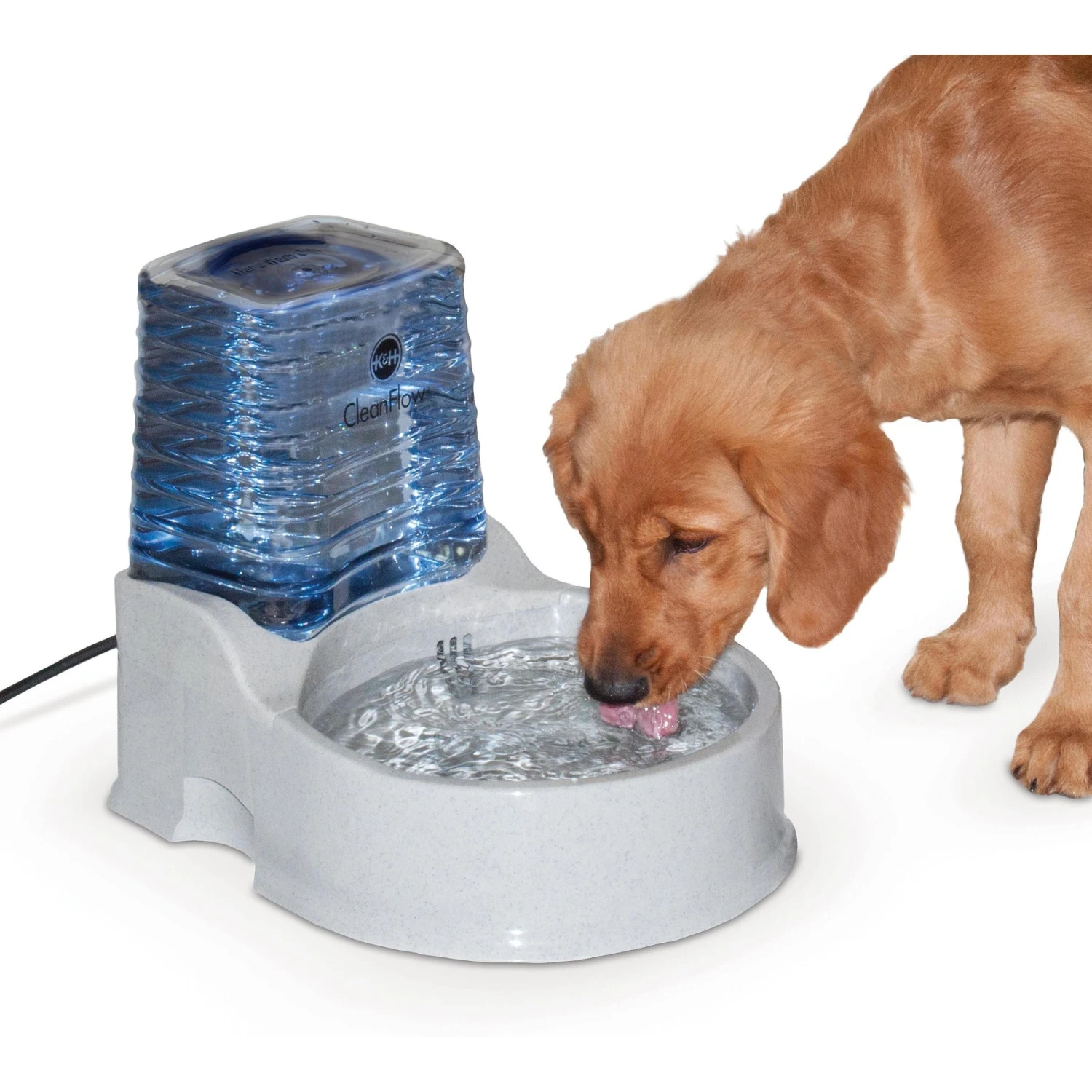 K&H Pet Products CleanFlow Filtered Water Dog Bowl 3 K&H Pet Products CleanFlow Filtered Water Dog Bowl