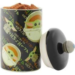 STAR WARS THE MANDALORIAN THE CHILD Aurebesh Ceramic Treat Jar & STAR WARS THE MANDALORIAN GROGU AUREBESH Non-Skid Stainless Steel With Melamine Stand Dog & Cat Bowl 15 STAR WARS THE MANDALORIAN THE CHILD Aurebesh Ceramic Treat Jar & STAR WARS THE MANDALORIAN GROGU AUREBESH Non-Skid Stainless Steel With Melamine Stand Dog & Cat Bowl -Blue Buffalos Shop 623382 PT4. AC SS1800 V1661896380