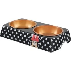 Disney Minnie Mouse Peek-A-Boo Silicone Dog & Cat Can Cover & Disney Minnie Mouse Peek-A-Boo Melamine Stainless Steel Double Dog & Cat Bowl -Blue Buffalos Shop 623406 PT5. AC SS1800 V1661896618