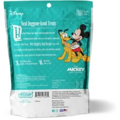 Disney Table Scraps Mickey Mouse Hot Diggity Dog Recipe Upcycled Jerky Dog Treats, 5-oz Bag & Disney Mickey Mouse Ceramic Dog & Cat Treat Jar -Blue Buffalos Shop 623510 PT2. AC SS1800 V1661896454