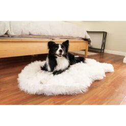 PawBrands PupRug Faux Fur Orthopedic Dog Bed -Blue Buffalos Shop 625222 PT5. AC SS1800 V1661271614