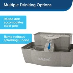 PetSafe Drinkwell Multi-Tier Plastic Dog & Cat Fountain -Blue Buffalos Shop 63128 PT1. AC SS1800 V1616423200