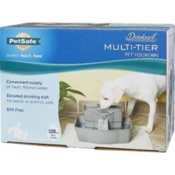 PetSafe Drinkwell Multi-Tier Plastic Dog & Cat Fountain -Blue Buffalos Shop 63128 PT7. AC SS1800 V1545233217