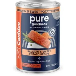 CANIDAE PURE All Stages Grain-Free Limited Ingredient Salmon & Sweet Potato Recipe Canned Dog Food, 13-oz & CANIDAE Grain-Free PURE Limited Ingredient Salmon & Sweet Potato Recipe Dry Dog Food 16 CANIDAE PURE All Stages Grain-Free Limited Ingredient Salmon & Sweet Potato Recipe Canned Dog Food, 13-oz & CANIDAE Grain-Free PURE Limited Ingredient Salmon & Sweet Potato Recipe Dry Dog Food -Blue Buffalos Shop 632510 PT5. AC SS1800 V1684789714