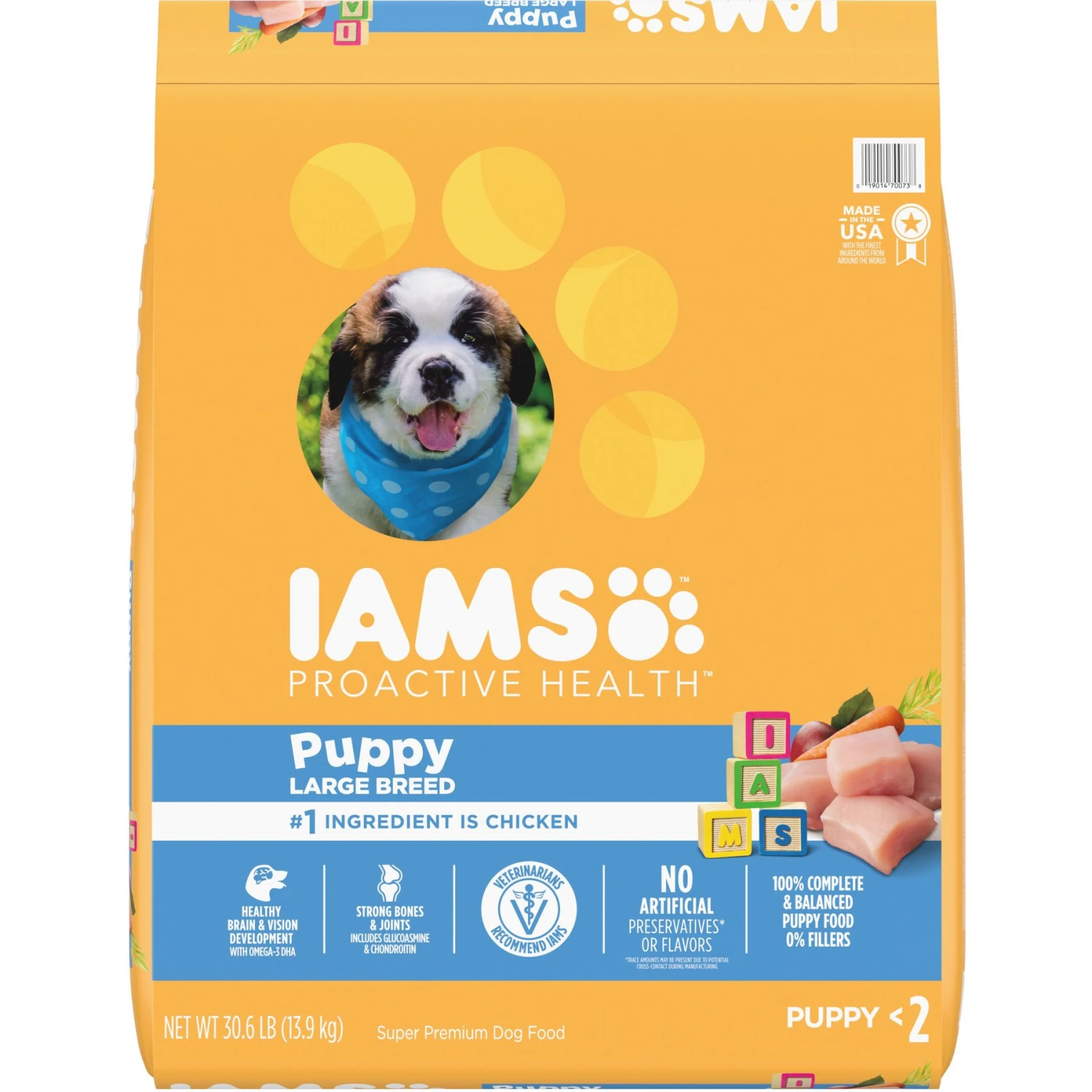 Iams Proactive Health Large Breed Puppy High Protein DHA Formula With Real Chicken Dry Dog Food 3 Iams Proactive Health Large Breed Puppy High Protein DHA Formula With Real Chicken Dry Dog Food