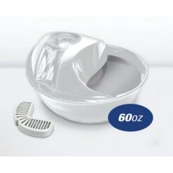 Pioneer Pet Raindrop Ceramic Dog & Cat Fountain -Blue Buffalos Shop 64086 PT4. AC SS1800 V1630555046