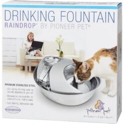 Pioneer Pet Stainless Steel Dog & Cat Fountain Raindrop Design 13 Pioneer Pet Stainless Steel Dog & Cat Fountain Raindrop Design -Blue Buffalos Shop 64088 PT4. AC SS1800 V1539373032