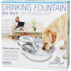 Pioneer Pet Big Max Style Stainless Steel Dog & Cat Fountain, 128-oz -Blue Buffalos Shop 64095 PT5. AC SS1800 V1539026820