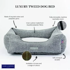 HUGO & HUDSON Luxury Tweed Dog Bed -Blue Buffalos Shop 643062 PT6. AC SS1800 V1663361659