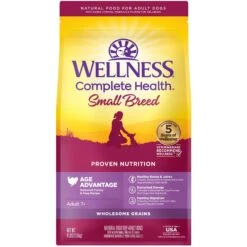 Wellness Small Breed Complete Health Senior Deboned Turkey & Peas Recipe Dry Dog Food