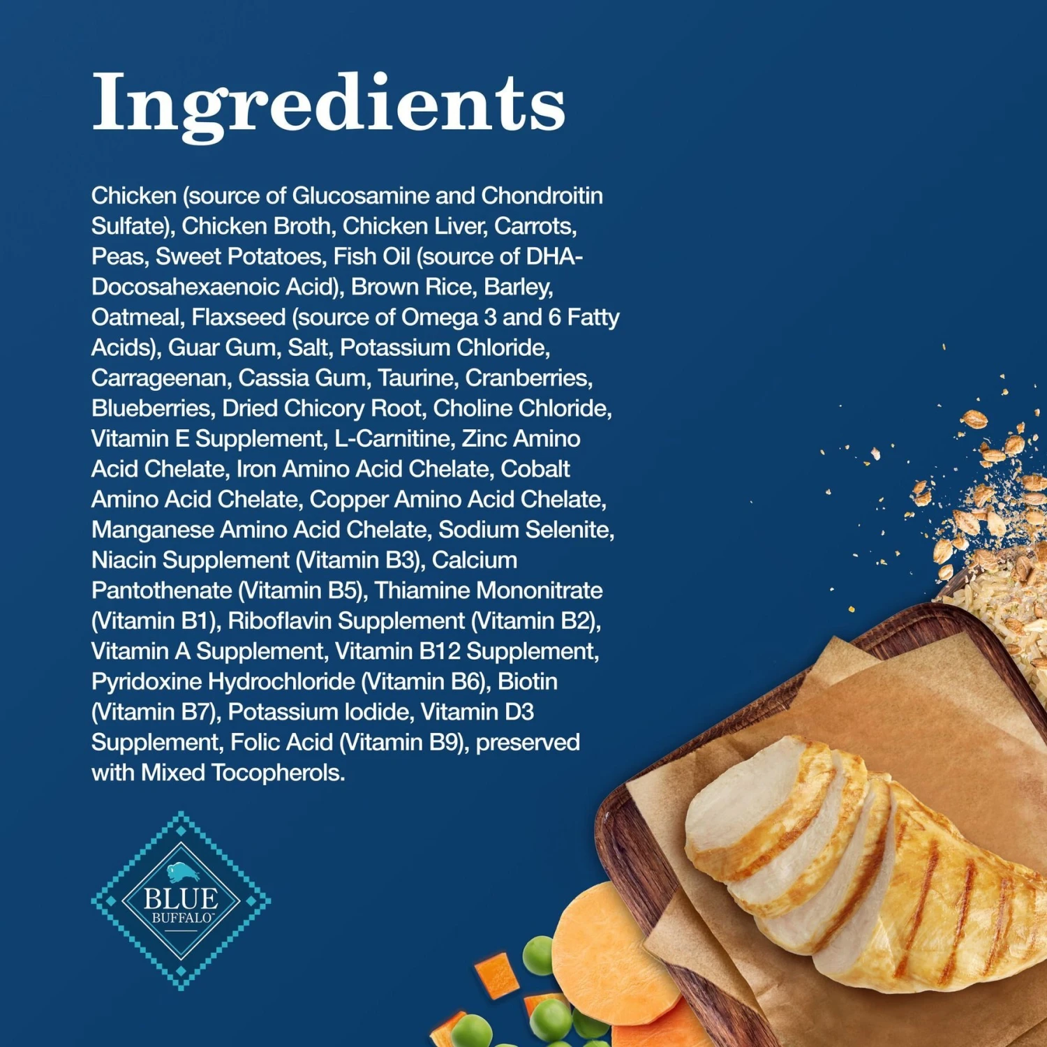 Blue Buffalo Homestyle Recipe Senior Chicken Dinner With Garden Vegetables Canned Dog Food 8 Blue Buffalo Homestyle Recipe Senior Chicken Dinner With Garden Vegetables Canned Dog Food - Image 6