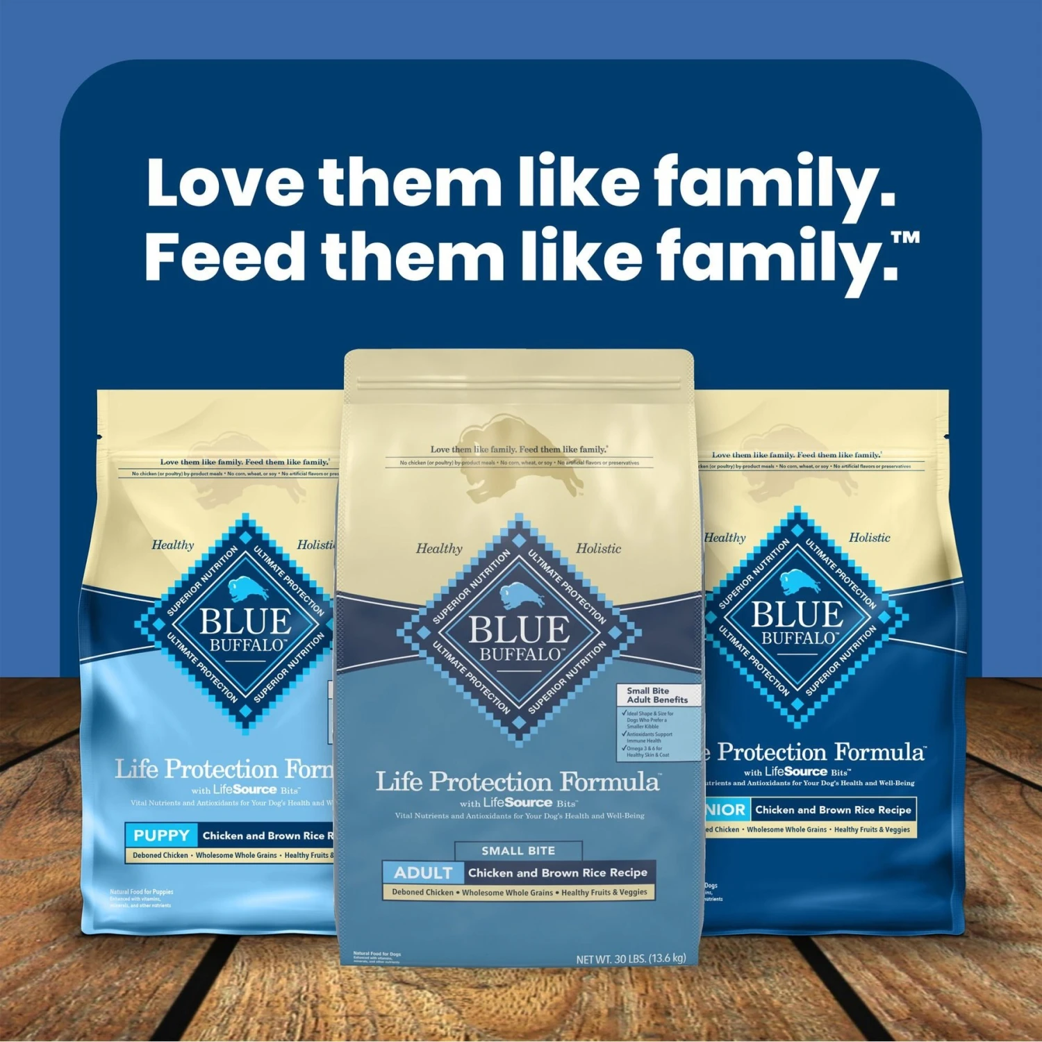 Blue Buffalo Life Protection Formula Small Bite Adult Chicken & Brown Rice Recipe Dry Dog Food 11 Blue Buffalo Life Protection Formula Small Bite Adult Chicken & Brown Rice Recipe Dry Dog Food - Image 9