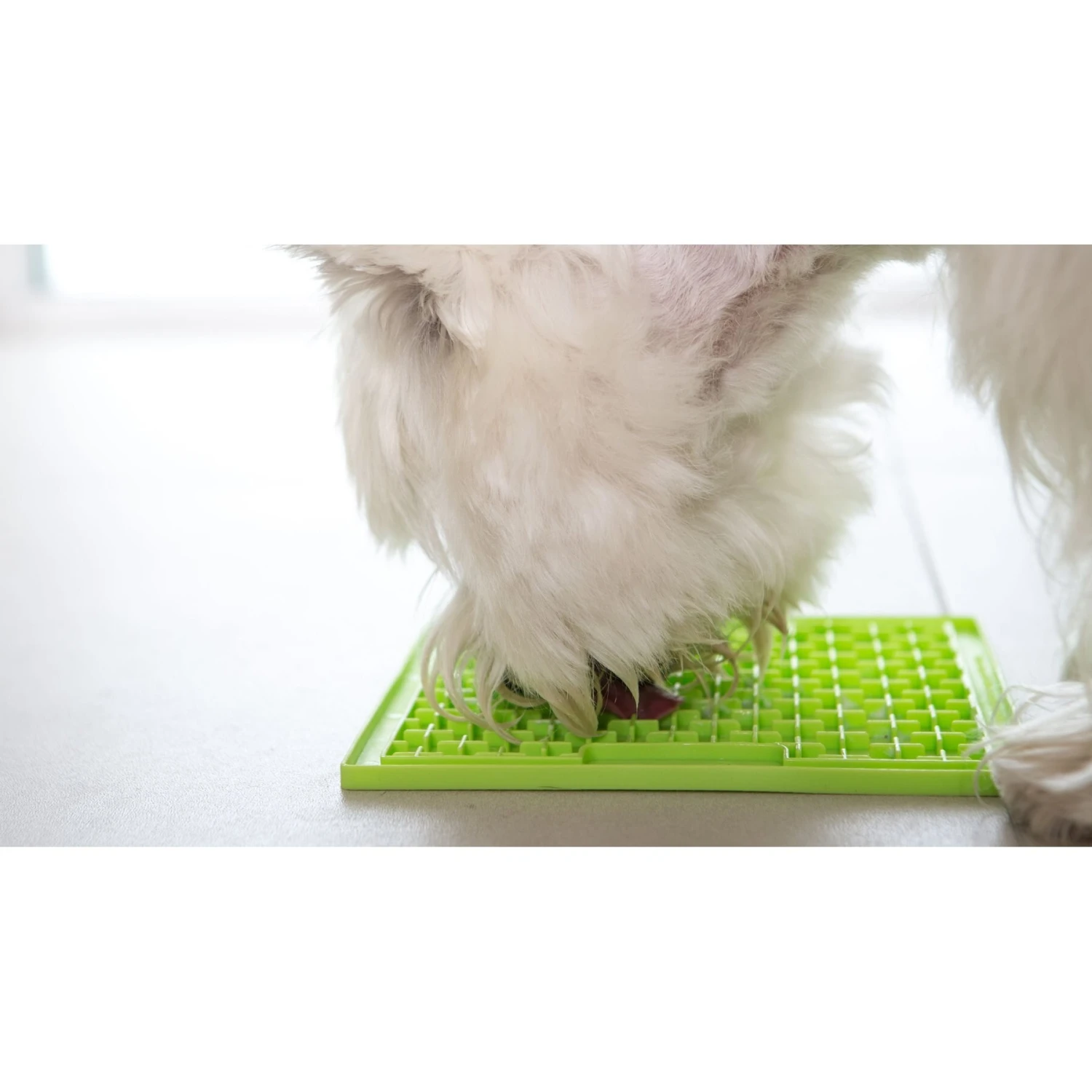 LickiMat Classic Buddy Slow Feeder Dog Lick Mat, Green 6 LickiMat Classic Buddy Slow Feeder Dog Lick Mat, Green - Image 4
