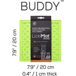 LickiMat Classic Buddy Slow Feeder Dog Lick Mat, Green 13 LickiMat Classic Buddy Slow Feeder Dog Lick Mat, Green -Blue Buffalos Shop 654606 PT5. AC SS1800 V1668550638