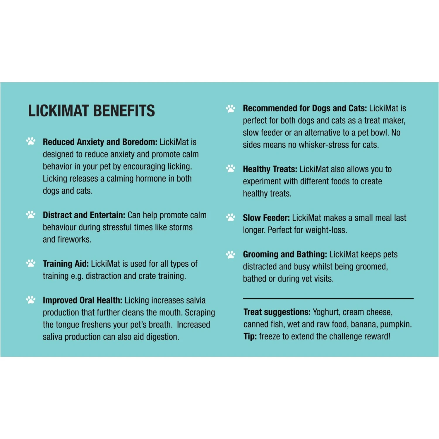 LickiMat Classic Buddy Slow Feeder Dog Lick Mat, Green 9 LickiMat Classic Buddy Slow Feeder Dog Lick Mat, Green - Image 7