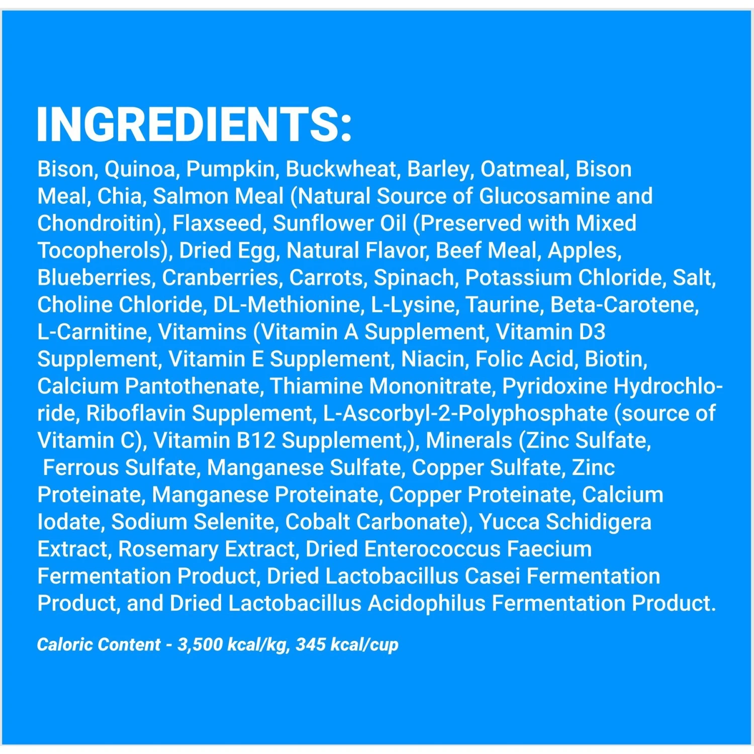Earthborn Holistic Unrefined Smoked Bison With Ancient Grains & Superfoods Dog Dry Food 7 Earthborn Holistic Unrefined Smoked Bison With Ancient Grains & Superfoods Dog Dry Food - Image 5