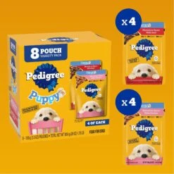 Pedigree Puppy Variety Pack Morsels In Sauce With Beef & Chicken Wet Dog Food Pouches 14 Pedigree Puppy Variety Pack Morsels In Sauce With Beef & Chicken Wet Dog Food Pouches -Blue Buffalos Shop 659758 PT3. AC SS1800 V1665781051