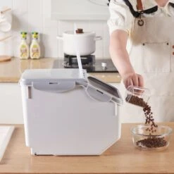 Hanamya Container With Measuring Cup Dog & Cat Food Storage 15 Hanamya Container With Measuring Cup Dog & Cat Food Storage -Blue Buffalos Shop 665774 PT4. AC SS1800 V1665525825