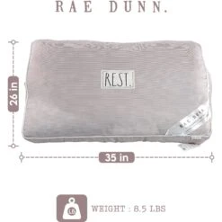Rae Dunn "Rest" Orthopedic Dog & Cat Pillow Bed 15 Rae Dunn "Rest" Orthopedic Dog & Cat Pillow Bed -Blue Buffalos Shop 667854 PT5. AC SS1800 V1665781469
