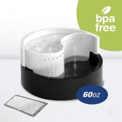 Pioneer Pet Plastic Dog & Cat Fountain Fung Shui Design, 60-oz -Blue Buffalos Shop 66970 PT3. AC SS1800 V1598661719