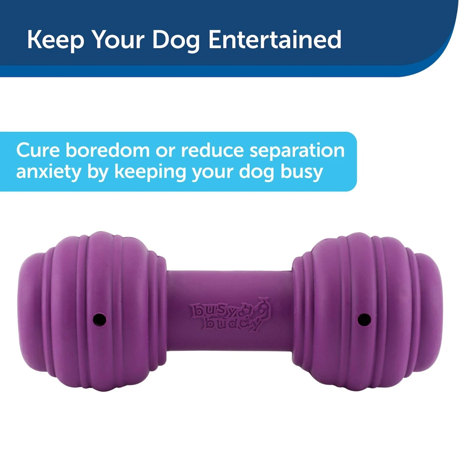 PetSafe Busy Buddy Chuckle Squeaky Treat Dispenser Dog Toy 6 PetSafe Busy Buddy Chuckle Squeaky Treat Dispenser Dog Toy - Image 4