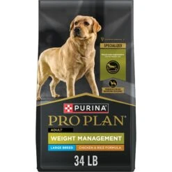 Purina Pro Plan Adult Large Breed Weight Management Chicken & Rice Formula Dry Dog Food