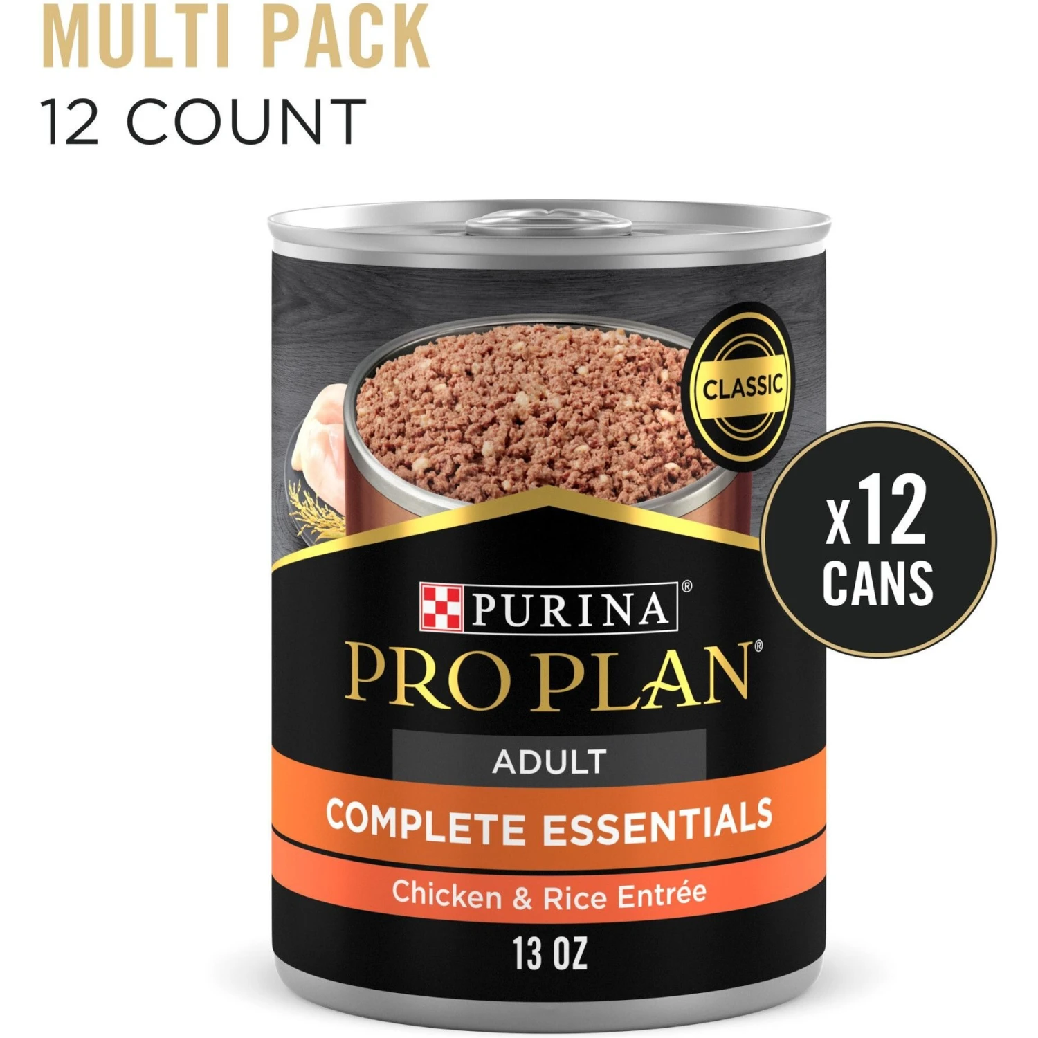 Purina Pro Plan Complete Essentials Adult Classic Chicken & Rice Entree Canned Dog Food 4 Purina Pro Plan Complete Essentials Adult Classic Chicken & Rice Entree Canned Dog Food - Image 2
