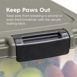 IRIS Airtight Cat, Dog & Bird Food Storage Container With Attachable Casters -Blue Buffalos Shop 677342 PT5. AC SS1800 V1686072031