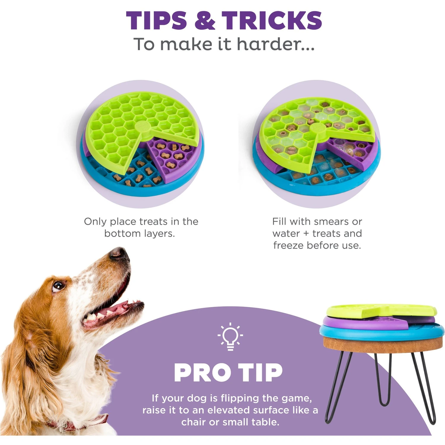 Outward Hound Lickin' Layers Interactive Puzzle Game & Slow Feeder, Multicolor, One-Size 7 Outward Hound Lickin' Layers Interactive Puzzle Game & Slow Feeder, Multicolor, One-Size - Image 5