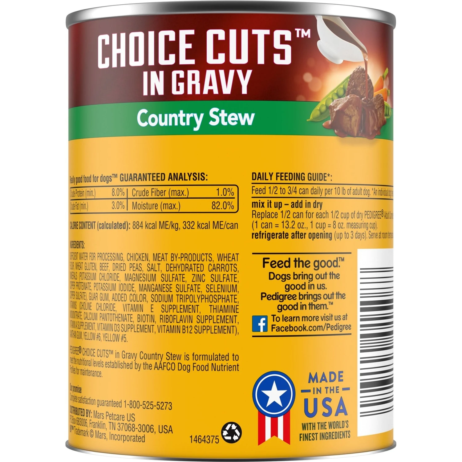 Pedigree Choice Cuts In Gravy Country Stew Adult Canned Wet Dog Food & Pedigree Complete Nutrition Roasted Chicken, Rice & Vegetable Flavor Dog Kibble Adult Dry Dog Food 5 Pedigree Choice Cuts In Gravy Country Stew Adult Canned Wet Dog Food & Pedigree Complete Nutrition Roasted Chicken, Rice & Vegetable Flavor Dog Kibble Adult Dry Dog Food - Image 3