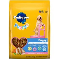 Pedigree Puppy Growth & Protection Chicken & Vegetable Flavor Dry Dog Food & Pedigree Puppy Variety Pack Morsels In Sauce With Beef & Chicken Wet Dog Food Pouches -Blue Buffalos Shop 688934 PT1. AC SS1800 V1668802600
