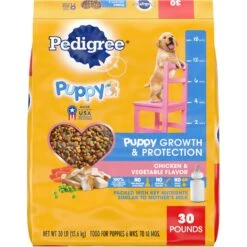 Pedigree Puppy Growth & Protection Chicken & Vegetable Flavor Dry Dog Food & Pedigree Chopped Ground Dinner With Chicken & Beef Puppy Canned Wet Dog Food -Blue Buffalos Shop 688942 PT1. AC SS1800 V1668800890