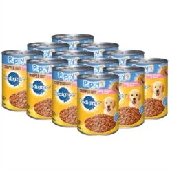 Pedigree Puppy Growth & Protection Chicken & Vegetable Flavor Dry Dog Food & Pedigree Chopped Ground Dinner With Chicken & Beef Puppy Canned Wet Dog Food -Blue Buffalos Shop 688942 PT5. AC SS1800 V1668800886