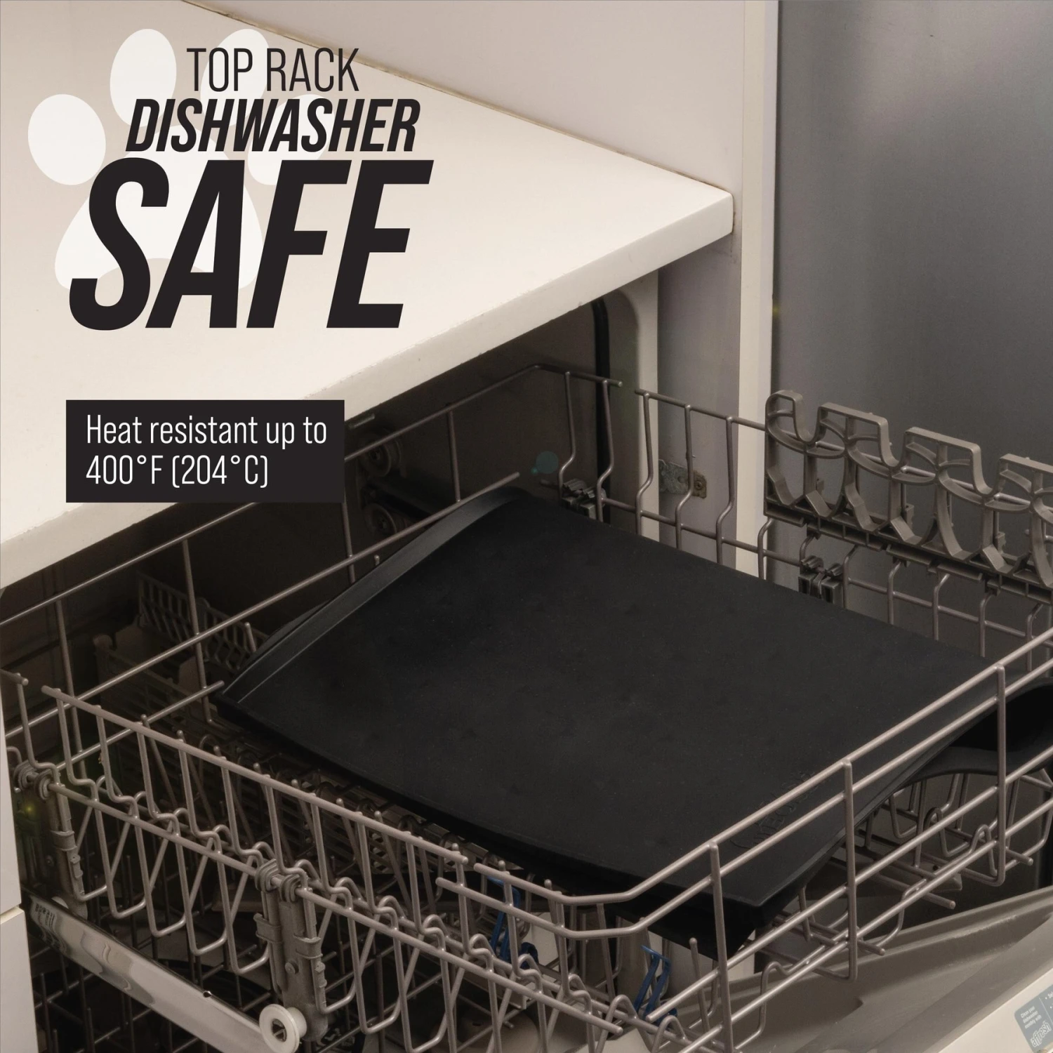 Leashboss Splash Tall Lip Dog Food Mat 7 Leashboss Splash Tall Lip Dog Food Mat - Image 5