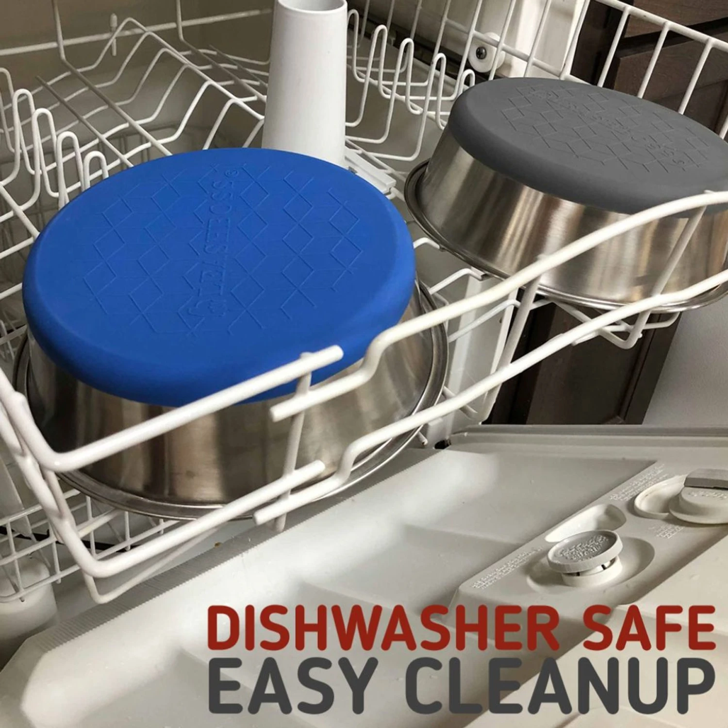 Leashboss Stainless Steel Silicone Base Dog Bowl, Medium/Large 7 Leashboss Stainless Steel Silicone Base Dog Bowl, Medium/Large - Image 5