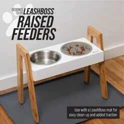 Leashboss Raised Pet Feeders Slow Feed Dog Bowl -Blue Buffalos Shop 695118 PT4. AC SS1800 V1669907410