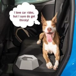 Leashboss Splashless Travel Dog Water Bowl, Gray, 40-oz Cup 17 Leashboss Splashless Travel Dog Water Bowl, Gray, 40-oz Cup -Blue Buffalos Shop 695166 PT7. AC SS1800 V1669907407