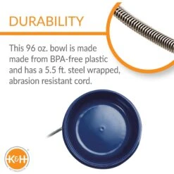 K&H Pet Products Thermal-Bowl Outdoor Heated Cat & Dog Water Bowl 14 K&H Pet Products Thermal-Bowl Outdoor Heated Cat & Dog Water Bowl -Blue Buffalos Shop 69530 PT3. AC SS1800 V1695230851