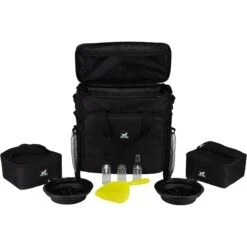Pounce + Fetch Weekender Dog Food Travel Kit, Black, Large -Blue Buffalos Shop 696902 PT7. AC SS1800 V1667518756