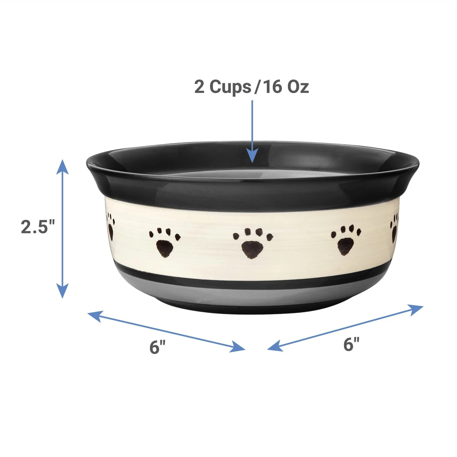 PetRageous Designs Metro Deep Ceramic Dog & Cat Bowl 4 PetRageous Designs Metro Deep Ceramic Dog & Cat Bowl - Image 2