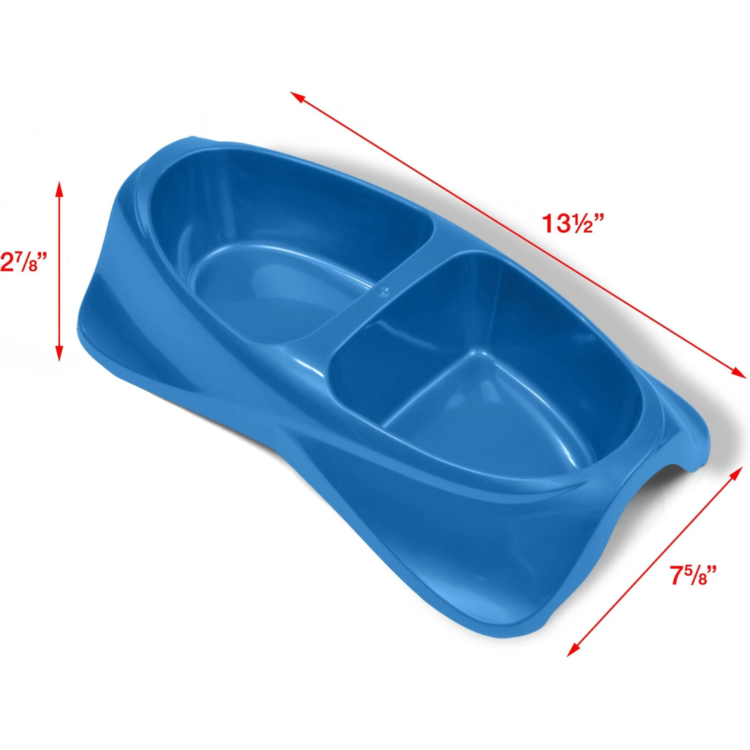 Van Ness Lightweight Double Plastic Dog & Cat Dish 4 Van Ness Lightweight Double Plastic Dog & Cat Dish - Image 2