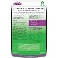 Health Extension Original Chicken & Brown Rice Recipe Dry Dog Food 11 Health Extension Original Chicken & Brown Rice Recipe Dry Dog Food -Blue Buffalos Shop 71257 PT1. AC SS1800 V1595604653