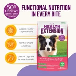 Health Extension Lite Chicken & Brown Rice Recipe Dry Dog Food -Blue Buffalos Shop 71264 PT4. AC SS1800 V1595626853