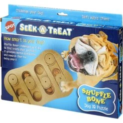 Ethical Pet Seek-A-Treat Shuffle Bone Puzzle Dog Toy -Blue Buffalos Shop 71371 PT2. AC SS1800 V1545172717