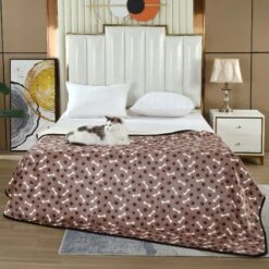 HappyCare Textiles Advanced Pets Waterproof Cat & Dog Blanket, 50x60-in -Blue Buffalos Shop 715854 PT3. AC SS1800 V1669658499