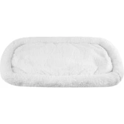 HappyCare Textiles Classic Warm Sherpa Cat & Dog Crate Bolster, White -Blue Buffalos Shop 717246 PT1. AC SS1800 V1669658437