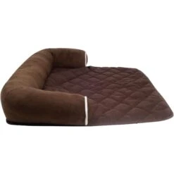 HappyCare Textiles Fleece Plush Sofa Bed & Furniture Protector, Brown -Blue Buffalos Shop 717294 PT1. AC SS1800 V1669663102
