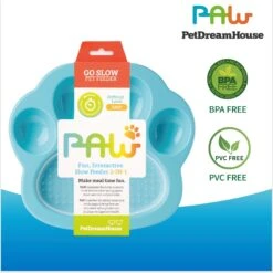 Pet Dream House PAW Mini 2-in-1 Cat & Dog Slow Feeder & Lick Pad, Small -Blue Buffalos Shop 731910 PT1. AC SS1800 V1678741862